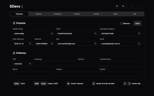 5devs screenshot