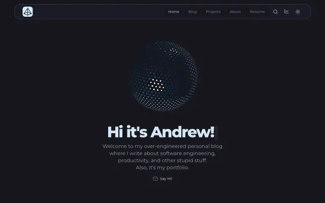 andrewsam.xyz screenshot