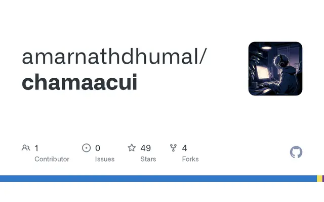 Chamaac UI screenshot