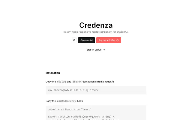 credenza screenshot