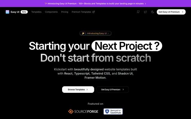 easy-ui screenshot
