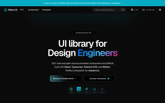 Eldora UI screenshot