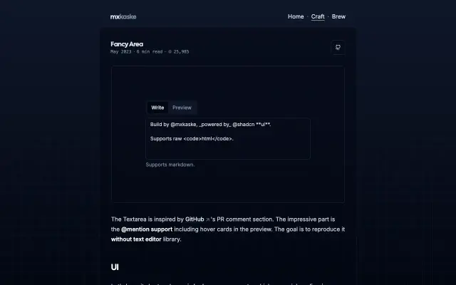 fancy-area screenshot
