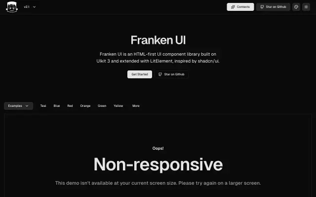 Franken UI screenshot