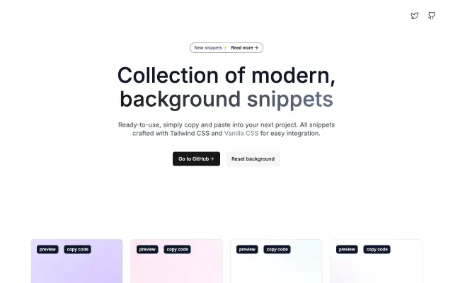 ibelick/background-snippet screenshot