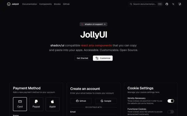 JollyUI screenshot