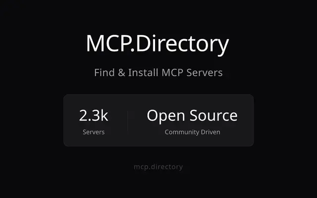 MCP.Directory screenshot