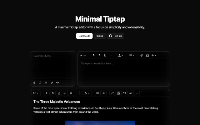 minimal-tiptap screenshot