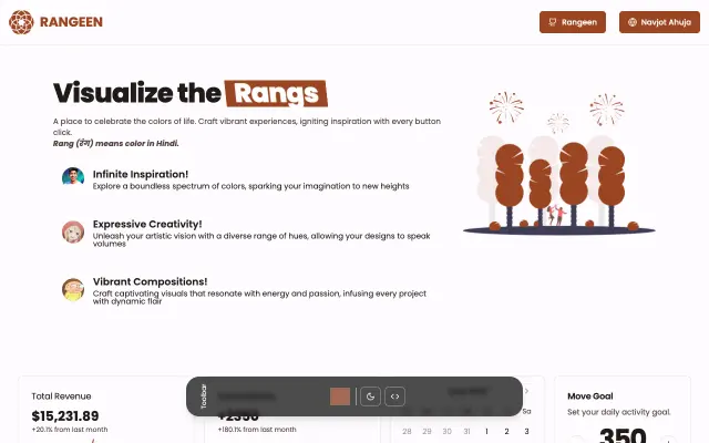 navnote/rangeen screenshot