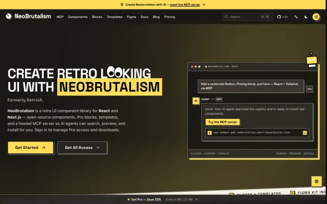 NeoBrutalism screenshot