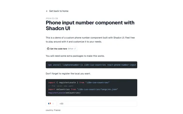 phone-input-shadcn-ui screenshot