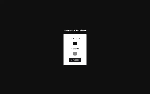 shadcn-color-picker screenshot