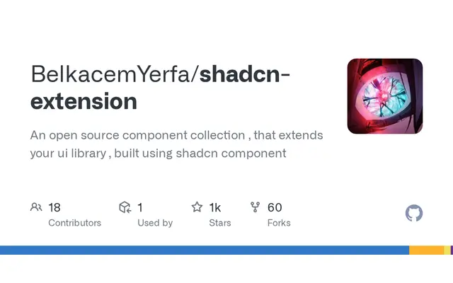 shadcn-extension screenshot