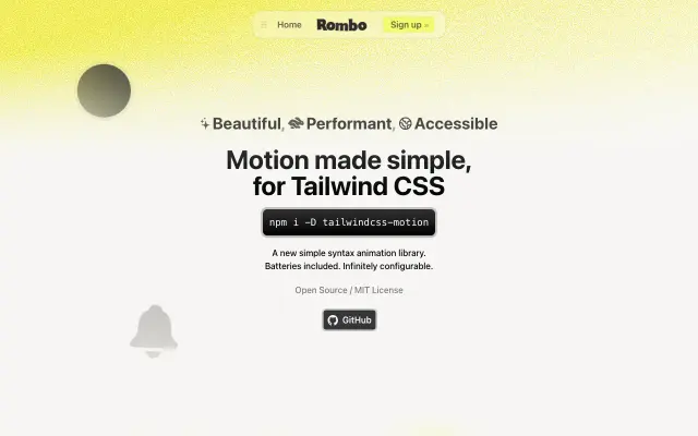 tailwindcss-motion screenshot