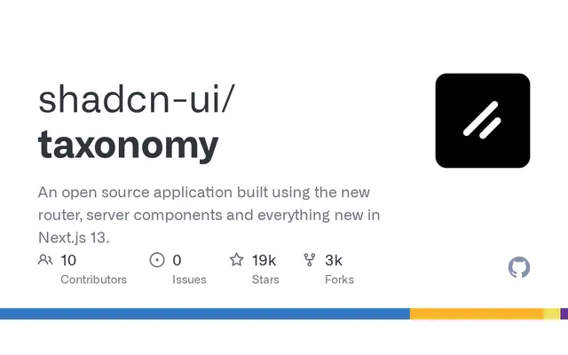 taxonomy screenshot
