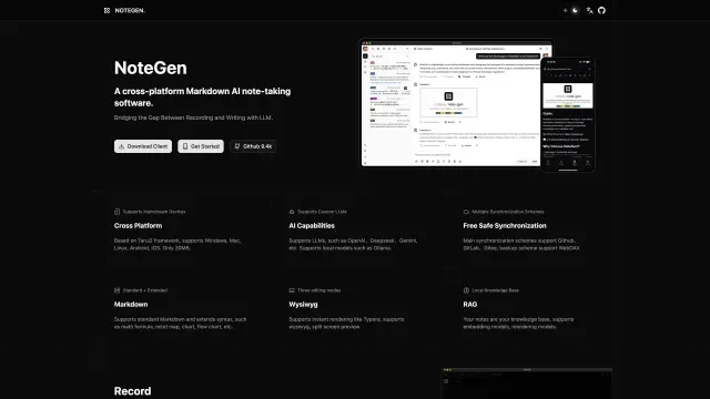 Note Gen template preview