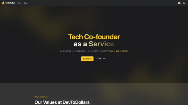 MVP Boilerplate template preview