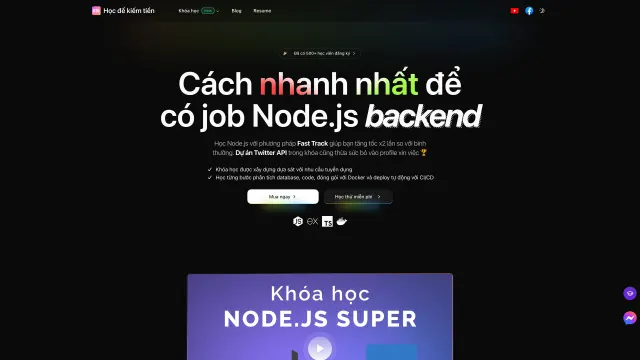 Next.js Free template preview