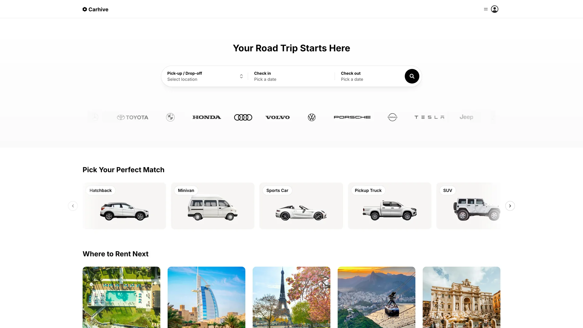 Carhive — preview