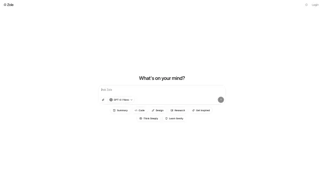 Zola template preview