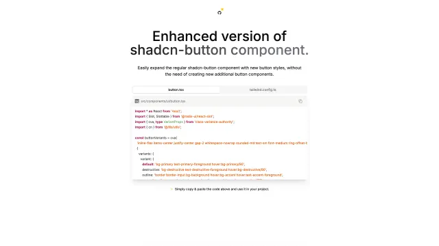 Enhanced Button template preview