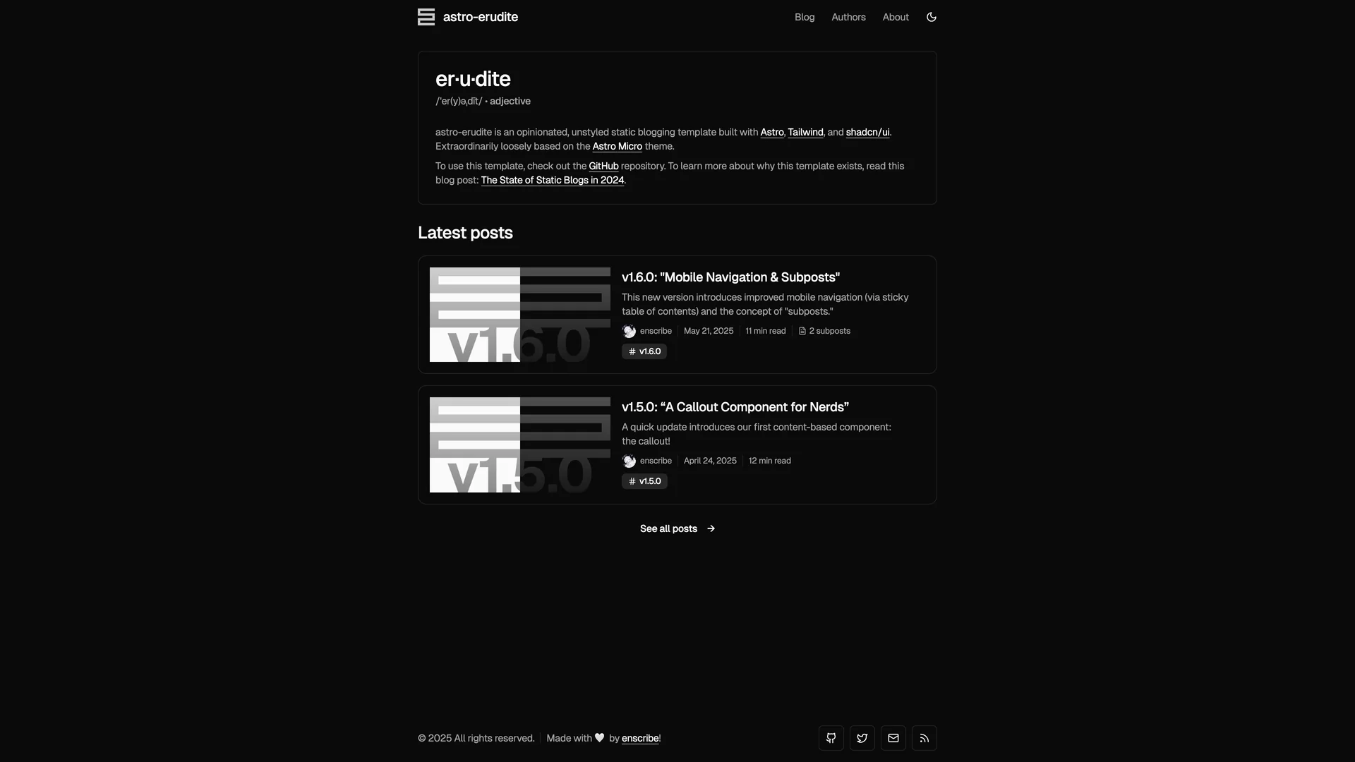 Astro Erudite — preview