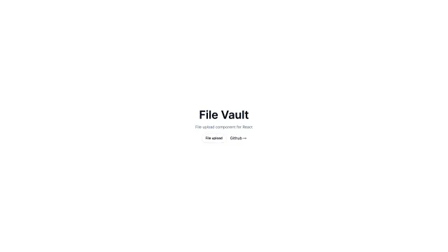 File Vault template preview