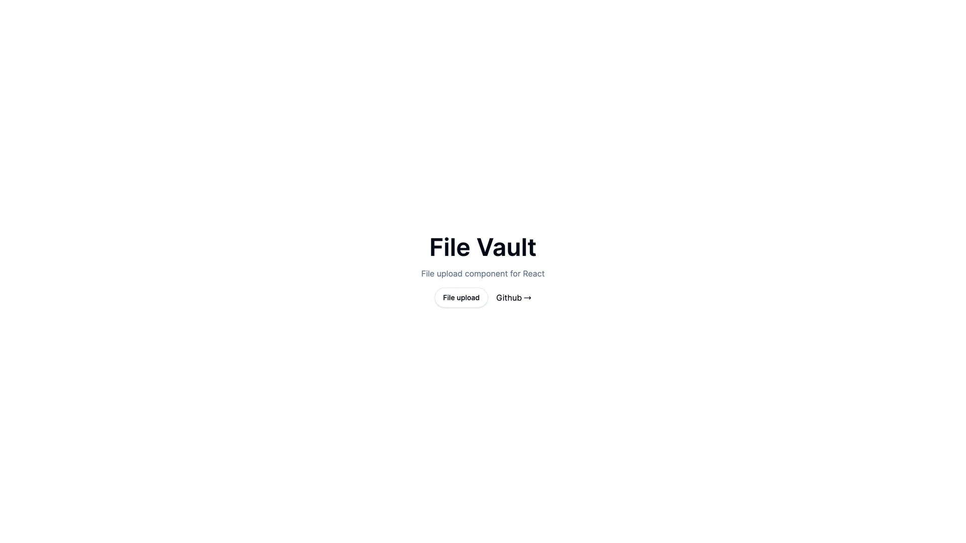 File Vault — preview