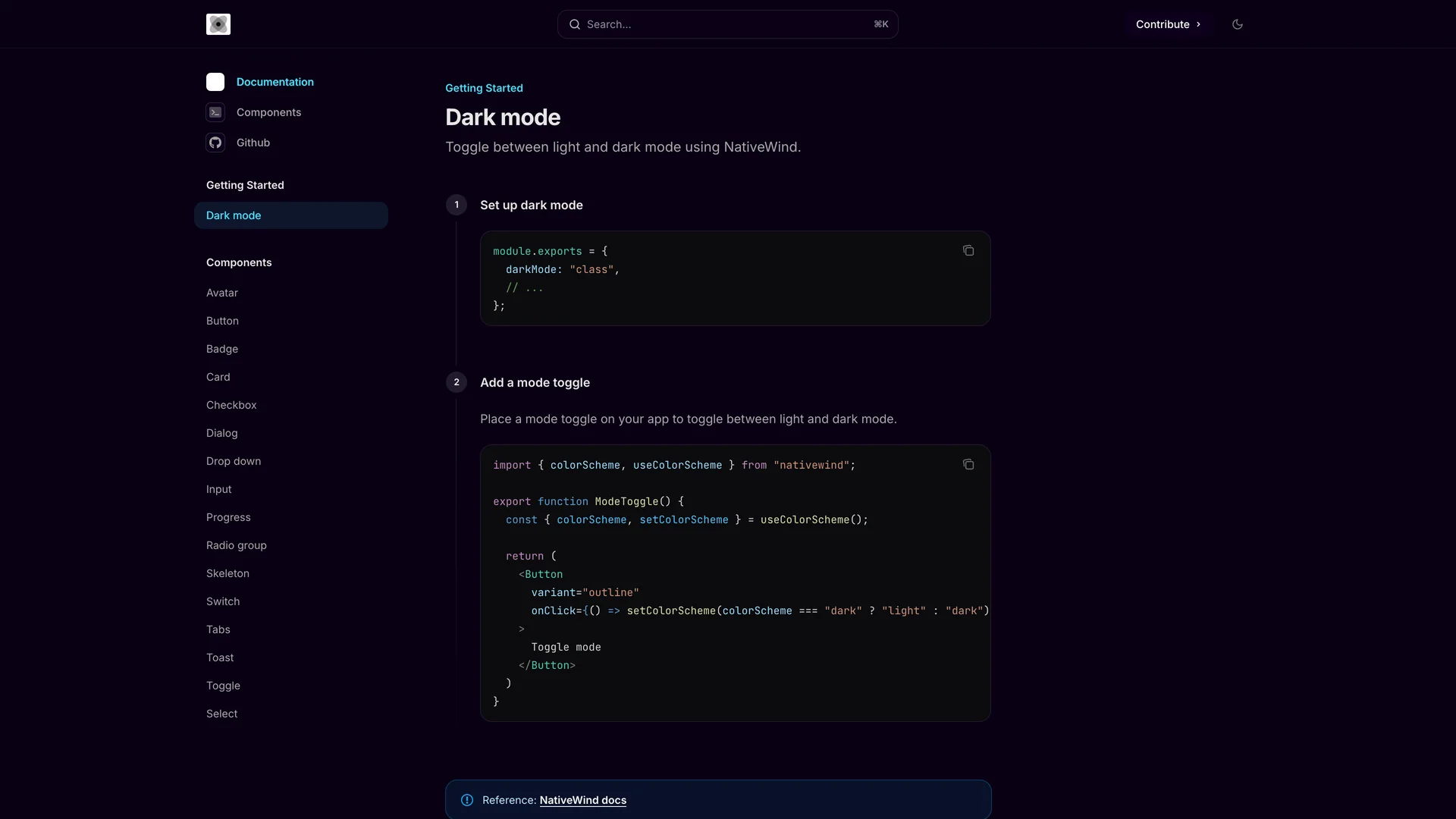 Nativecn UI — preview