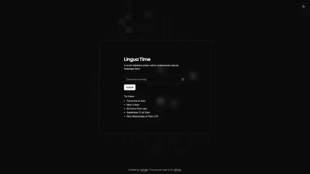 Lingua Time template preview