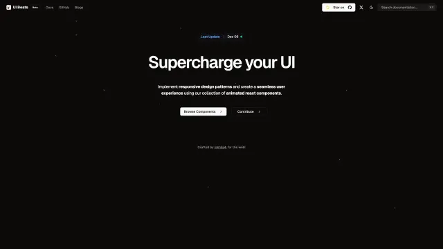UI Beats template preview