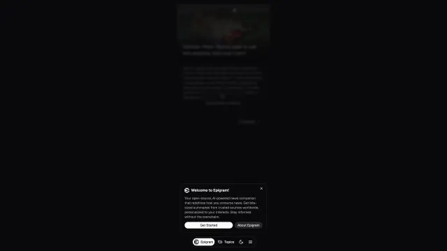 Epigram template preview