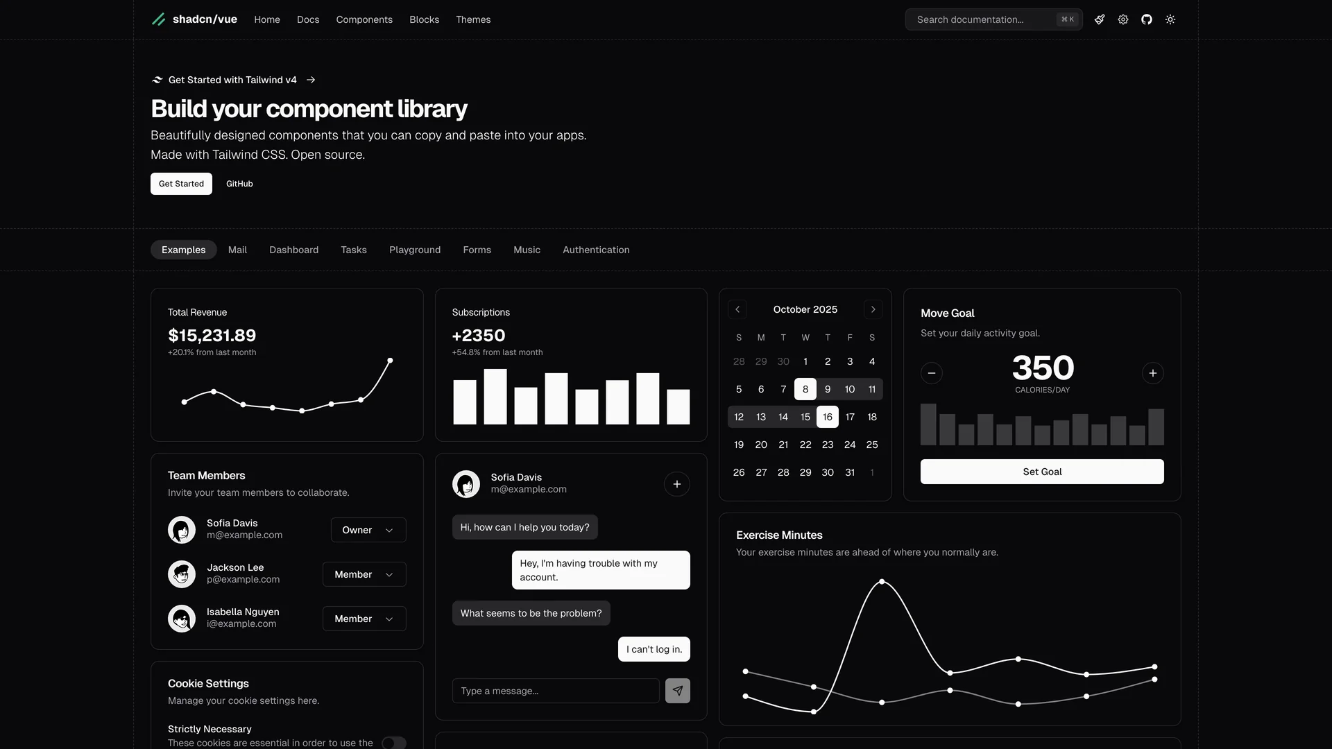Shadcn Vue — preview