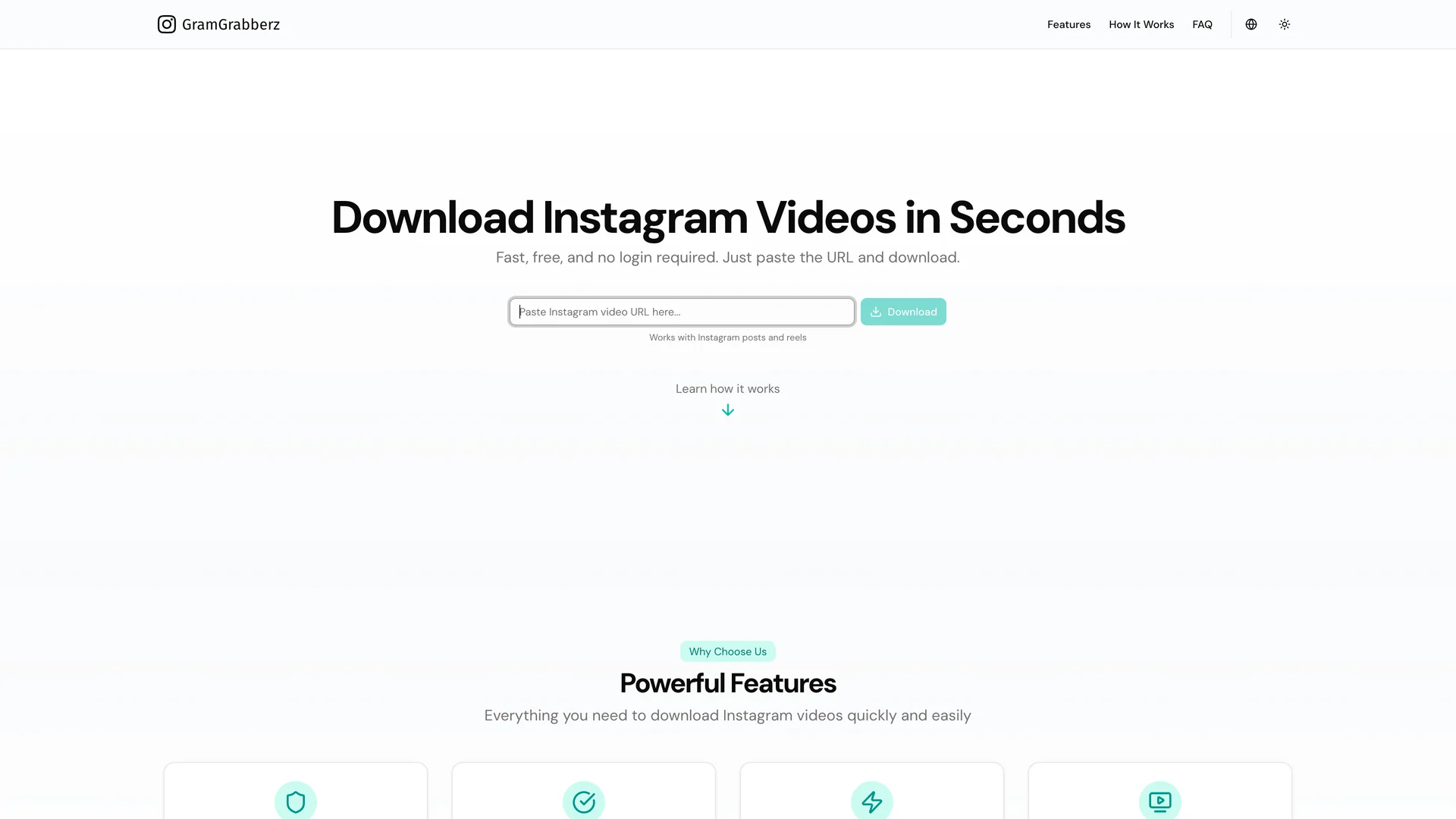 Instagram Video Downloader — preview