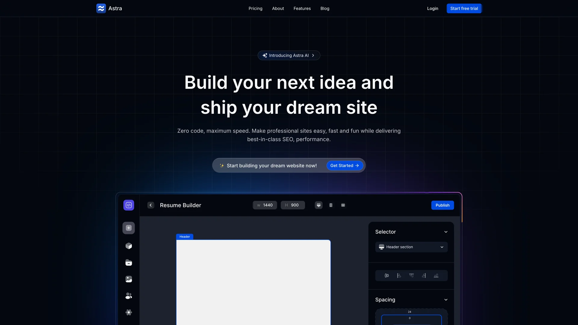 Astra — preview