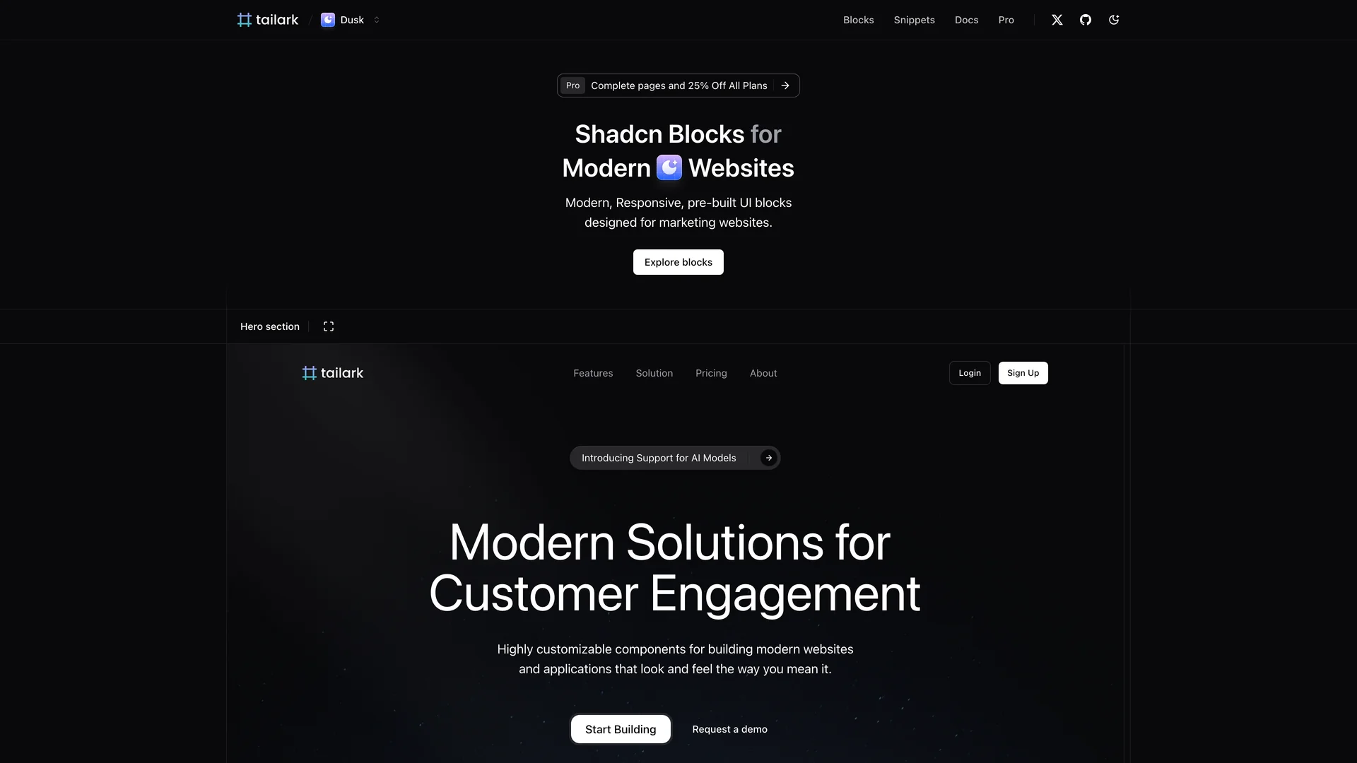 Tailark Blocks — preview