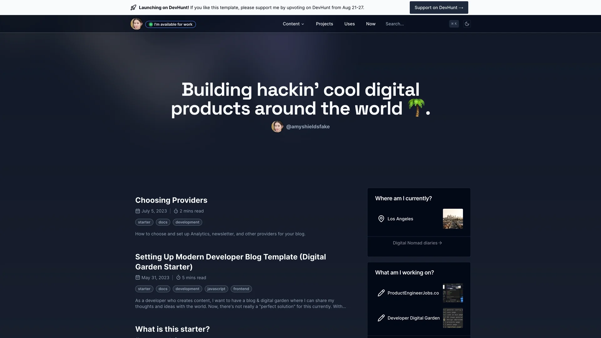 Digital Garden — preview