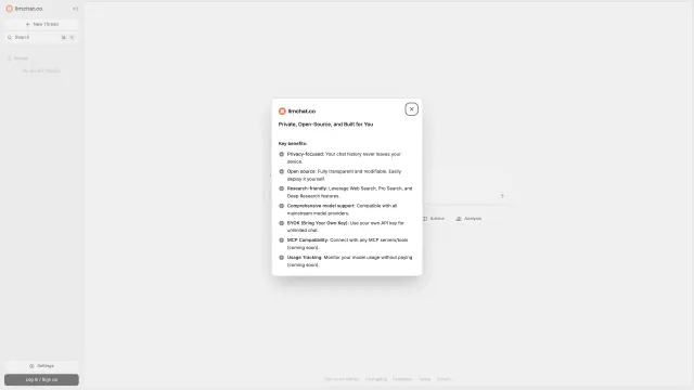 LLMChat template preview
