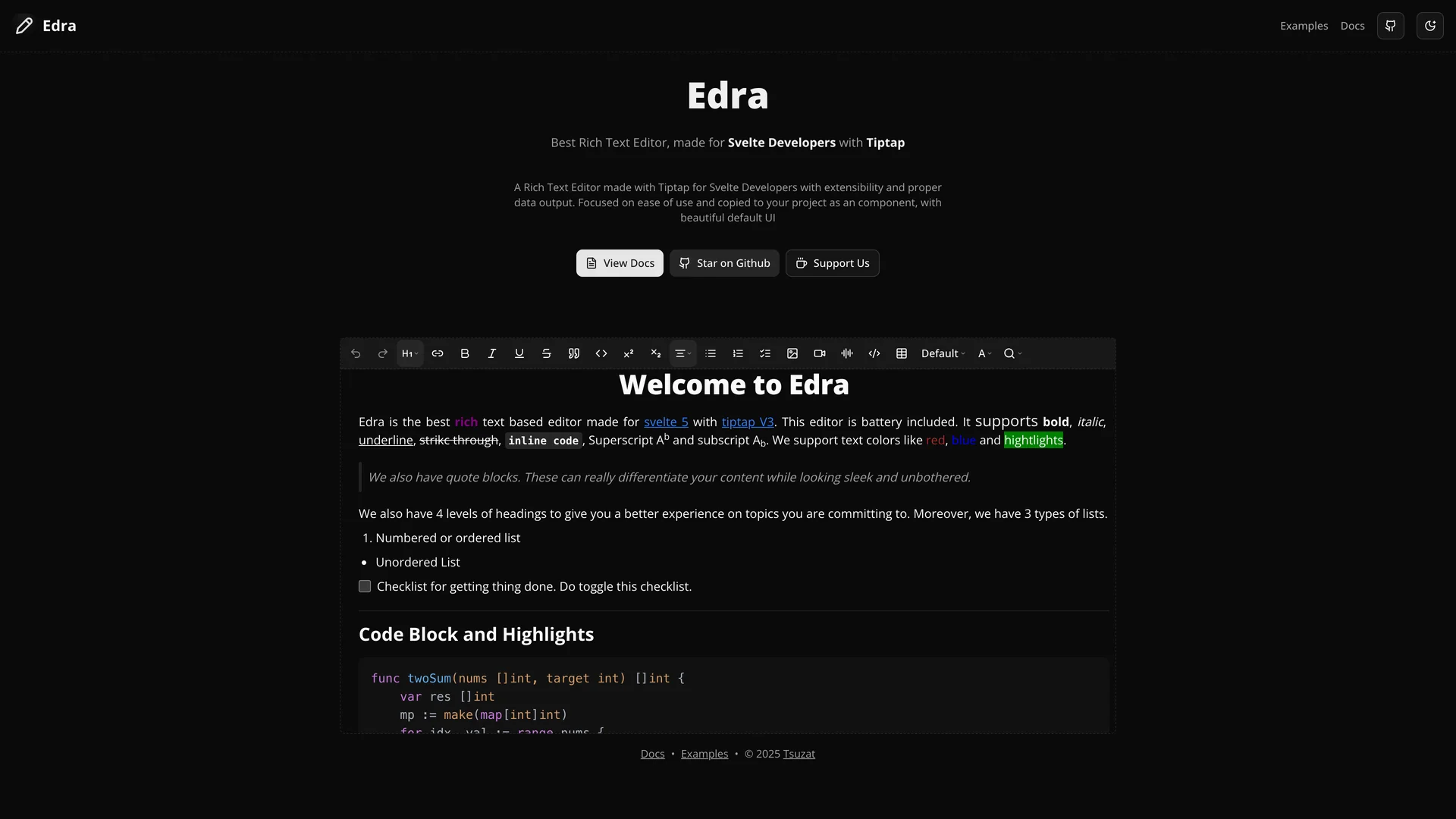 Edra — preview